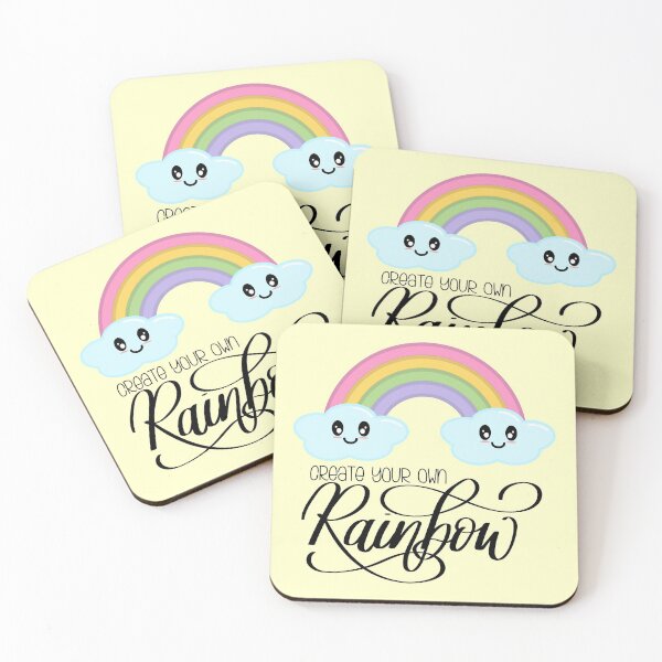 Item preview, Create Your Own Rainbow with Kawaii Cute Clouds in Yellow designed and sold by Kelly Leung.