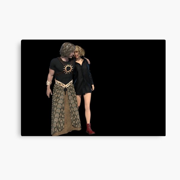 Walking Together Canvas Print