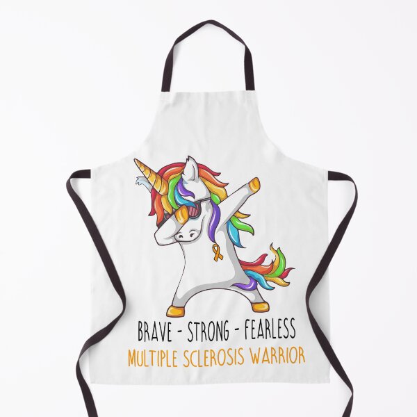 Item preview, Multiple Sclerosis Warrior Brave Strong Fearless designed and sold by deputylove.