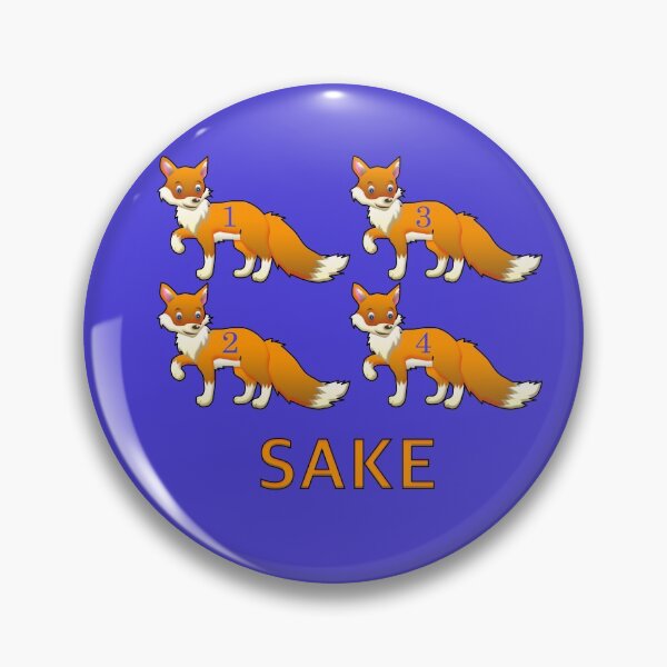 Artikelvorschau, Vier Fuchs Sake entworfen und verkauft von aribluestein.