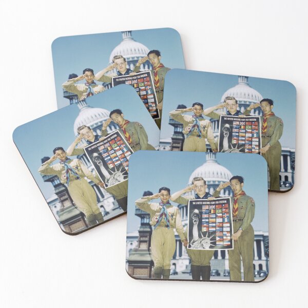 Item preview, Scouts In Front Of Capitol Helping The War Effort - WW2 - 1943 designed and sold by warishellstore.