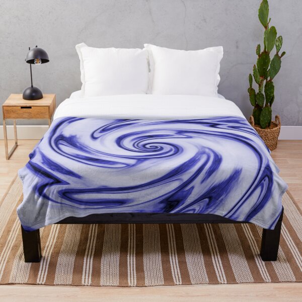 Item preview, Ocean Wave Paint Pour Blue designed and sold by geodeart.