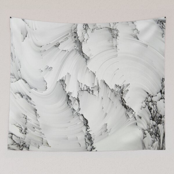 Item preview, White Marble Wave Stone designed and sold by geodeart.