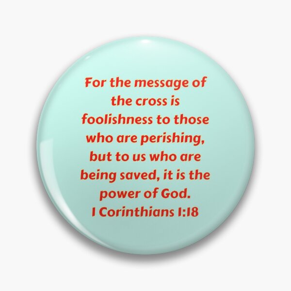 Item preview, Bible Verse 1 Corinthians 1:18 designed and sold by Prayingwarrior.
