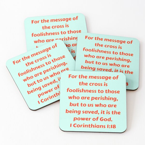 Item preview, Bible Verse 1 Corinthians 1:18 designed and sold by Prayingwarrior.