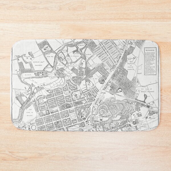 Item preview, Vintage Map of Edinburgh 1880 designed and sold by yourscotland.