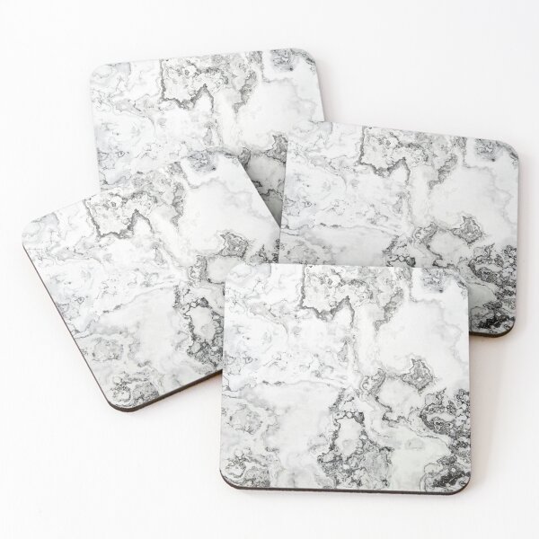 Item preview, White Carrera Marble Watercolor designed and sold by geodeart.