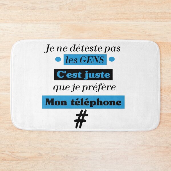 Item preview, Je ne déteste pas les gens cadeau humour designed and sold by saturdayride.