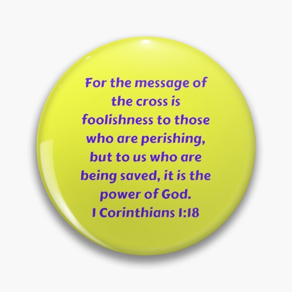 Item preview, Bible Verse 1 Corinthians 1:18 designed and sold by Prayingwarrior.