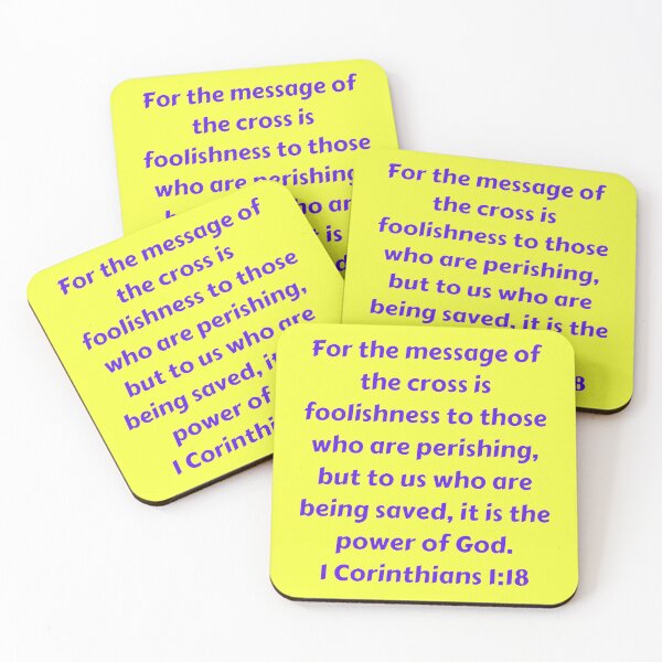 Item preview, Bible Verse 1 Corinthians 1:18 designed and sold by Prayingwarrior.