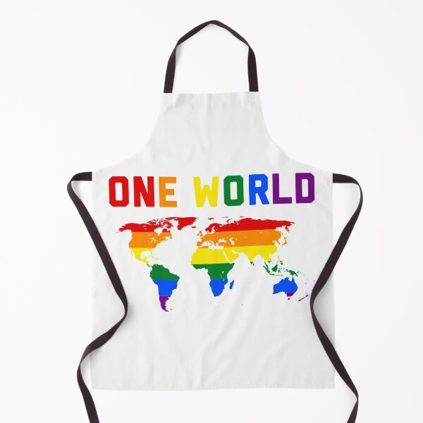 Item preview, One World Rainbow Pride - LGBTQ Pride - Pride Fest designed and sold by ShowMePrints.