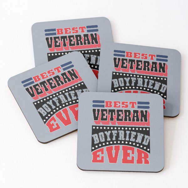 Item preview, Best Veteran Boyfriend Ever  (V3) - navy army marine quotes designed and sold by DebbisPalette.