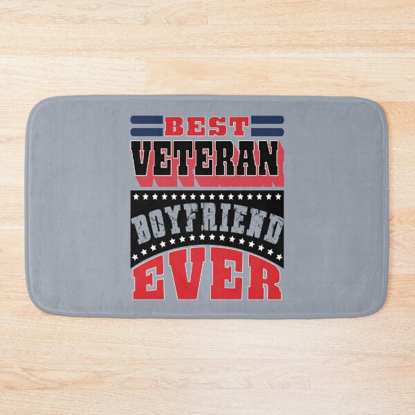 Item preview, Best Veteran Boyfriend Ever  (V3) - navy army marine quotes designed and sold by DebbisPalette.