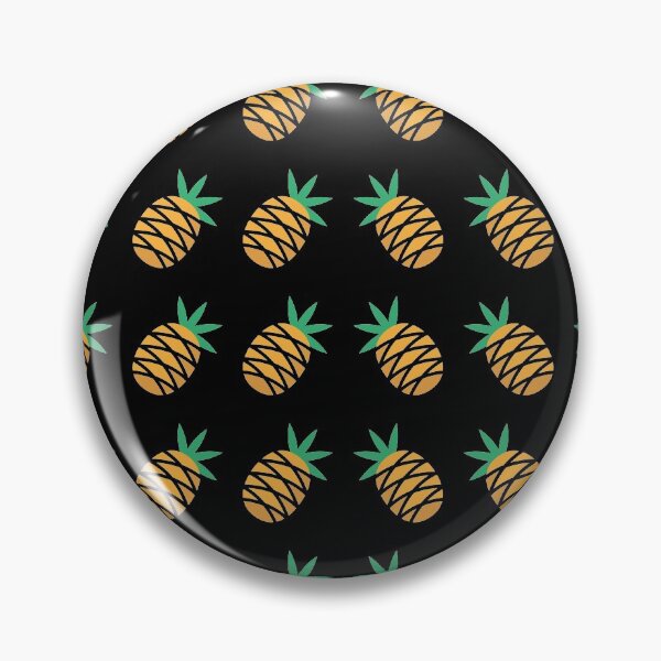 Item preview, golden Funny Pineapple pattern vintage designed and sold by thiag-o.