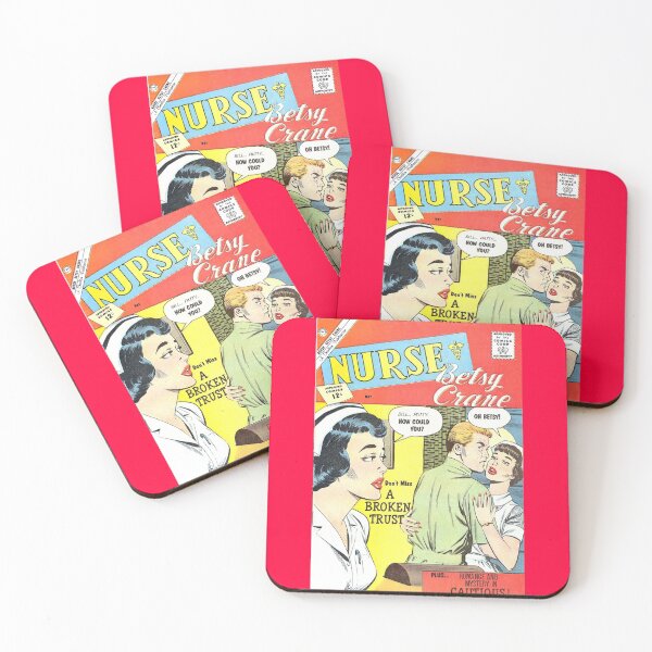 Item preview, Vintage Retro Funny Nurse Romance Comic Book Cover! designed and sold by CoupleCrafters.