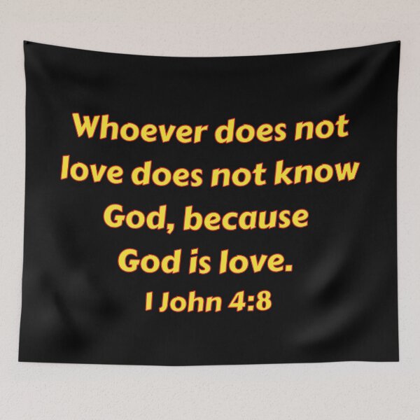 Item preview, Bible Verse 1 John 4:8 designed and sold by Prayingwarrior.