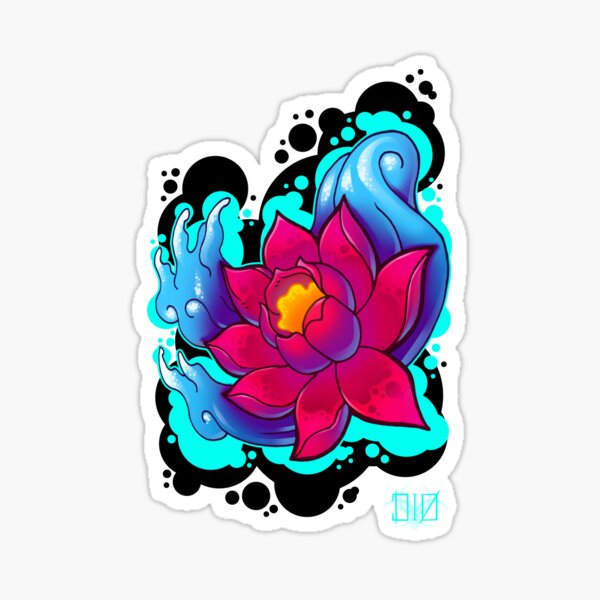 Lotus Sticker