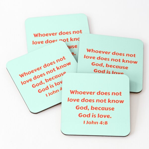 Item preview, Bible Verse 1 John 4:8 designed and sold by Prayingwarrior.