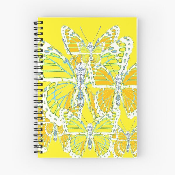 Item preview, YELLOW-ORANGE MONARCH STYLE BUTTERFLIES PATTERN designed and sold by sharlesart.