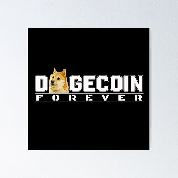 Artikel-Vorschau von Dogecoin für immer, designt und verkauft von MeroniGDesign.