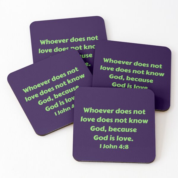 Item preview, Bible Verse 1 John 4:8 designed and sold by Prayingwarrior.
