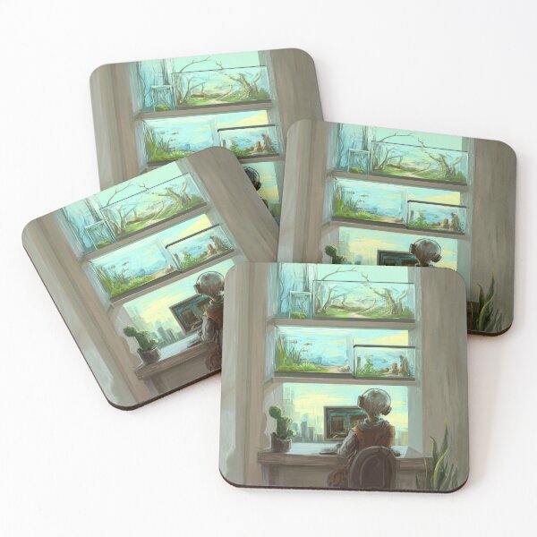 Item preview, Window with aquariums designed and sold by CatCarrot.