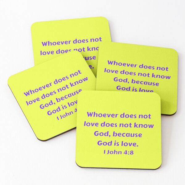 Item preview, Bible Verse 1 John 4:8 designed and sold by Prayingwarrior.