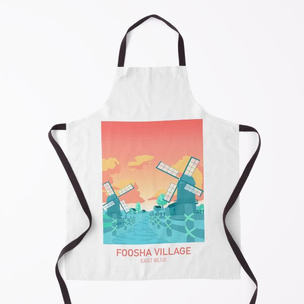 Item preview, One piece Foosha Village - Dawn Island - anime travel poster designed and sold by AnimeDesignX.