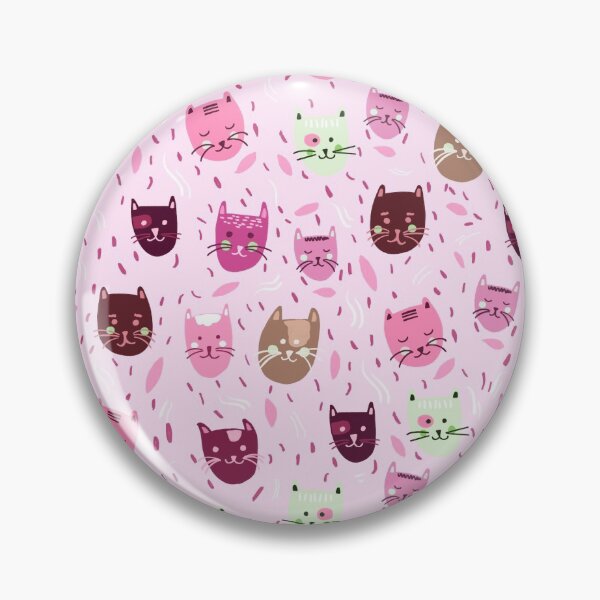 Item preview, Cats pattern, pink designed and sold by Valeria Frustaci.