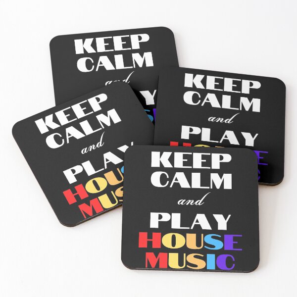 Item preview, Keep Calm and Play House Music designed and sold by Six Deers.