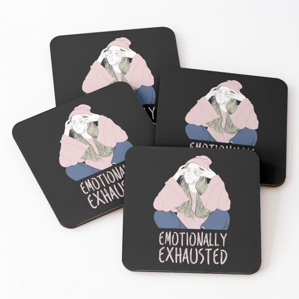 Item preview, Emotionally Exhausted Girl - Pink designed and sold by crazycollective.