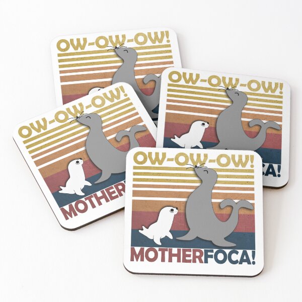 Item preview, ¡Sello retro divertido vintage de Mother Foca! designed and sold by Groenendijk.