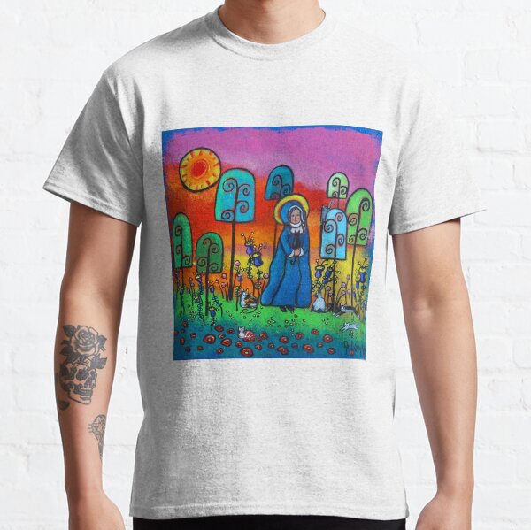 Keeper Of the Cats: Gertrude of Nivelles Classic T-Shirt