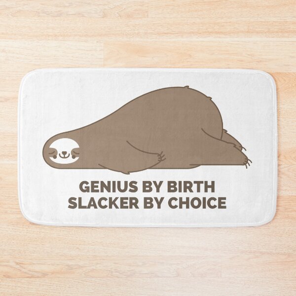 Item preview, Genius by birth slacker by choice designed and sold by StudioQ-.