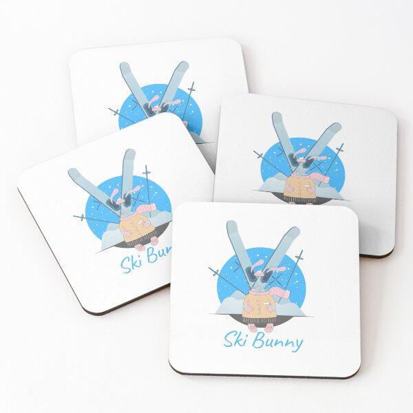 Item preview, Cute baby Bunny Skiing Ski Bunny Design designed and sold by Red-ElYoubi.