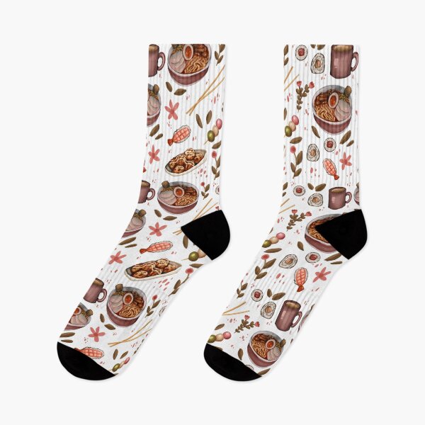 Item preview, Cute Japanese food pattern designed and sold by HibiscusHeron.