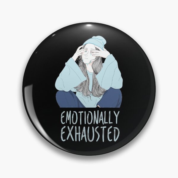Item preview, Emotionally Tired Girl - Sky Blue - Depression and Anxiety  designed and sold by crazycollective.