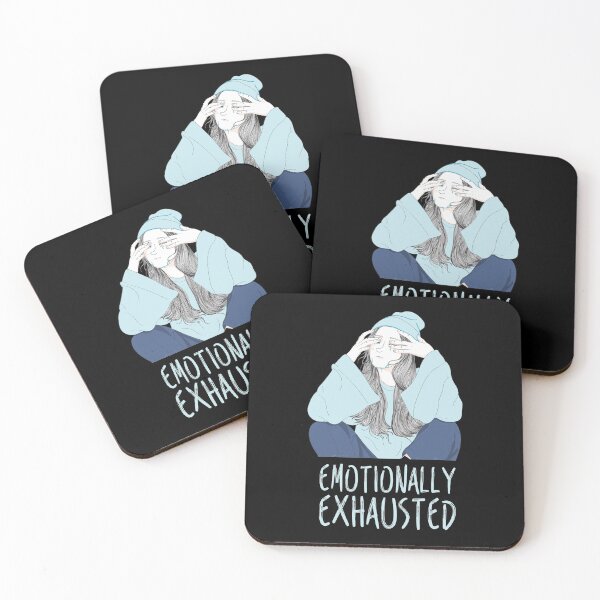 Item preview, Emotionally Tired Girl - Sky Blue - Depression and Anxiety  designed and sold by crazycollective.