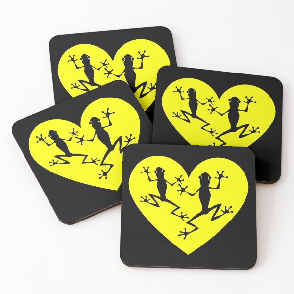 Item preview, I love frogs - black designed and sold by Qandy.