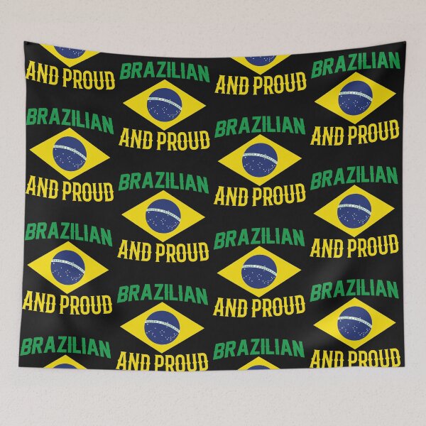 Item preview, Flag of Brazil - Brazilian and Proud designed and sold by obedtheartist.