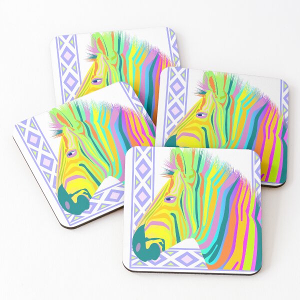 Item preview, Colorful Zebra designed and sold by BooPooBeeDooArt.