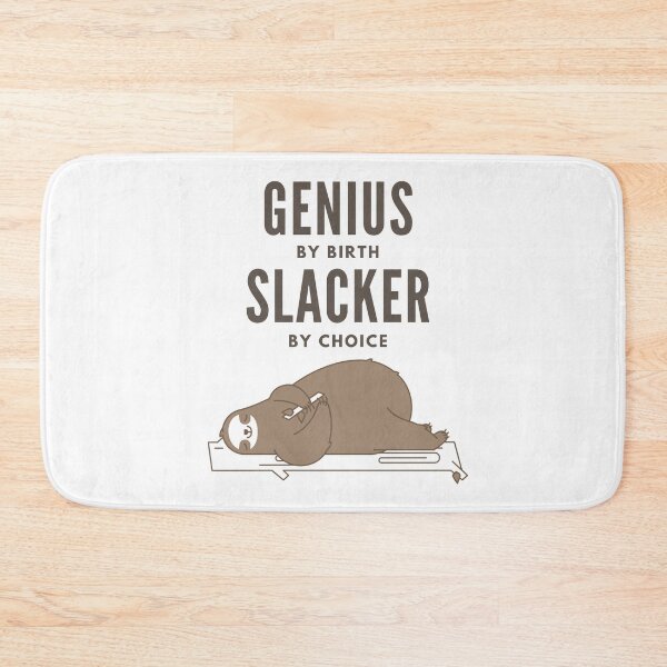 Item preview, Genius by birth slacker by choice designed and sold by StudioQ-.