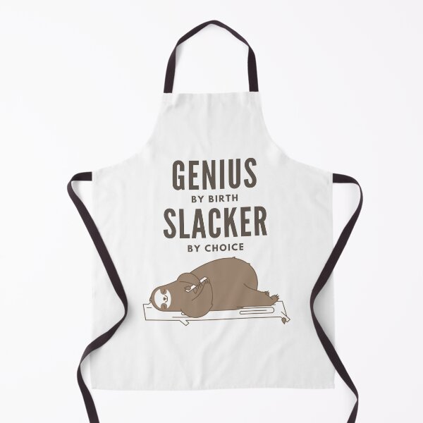 Item preview, Genius by birth slacker by choice designed and sold by StudioQ-.
