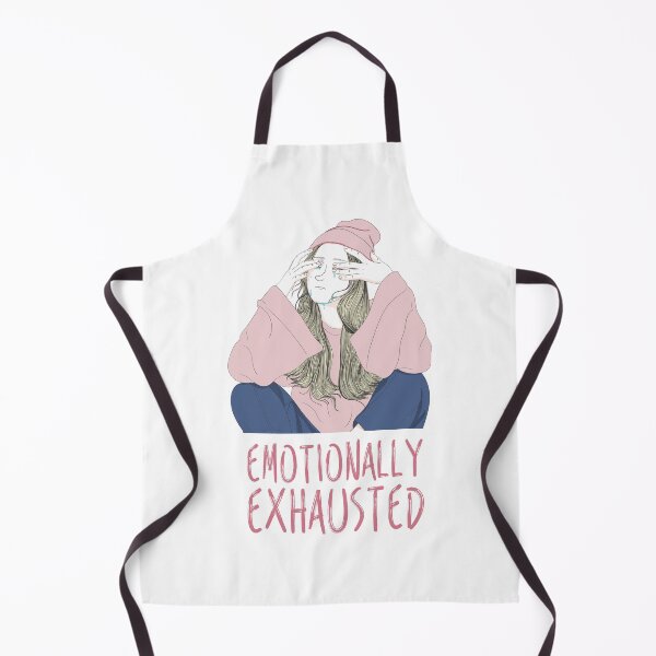 Item preview, Emotionally Tired Girl - Pink On White designed and sold by crazycollective.