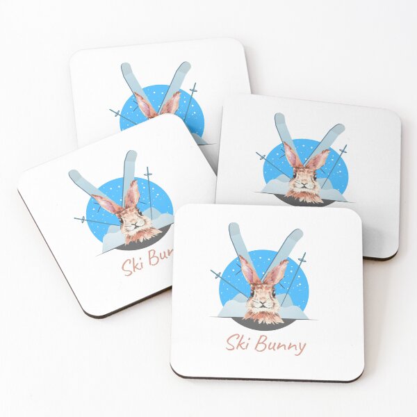 Item preview, Cute baby Bunny Skiing Ski Bunny Design designed and sold by Red-ElYoubi.