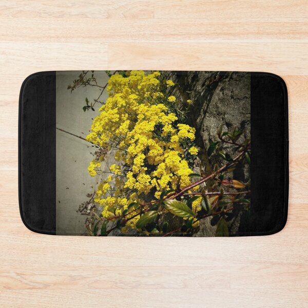 Item preview, Bright Yellow Blossoms Growing From A Wall Design designed and sold by EarthArtDesigns.