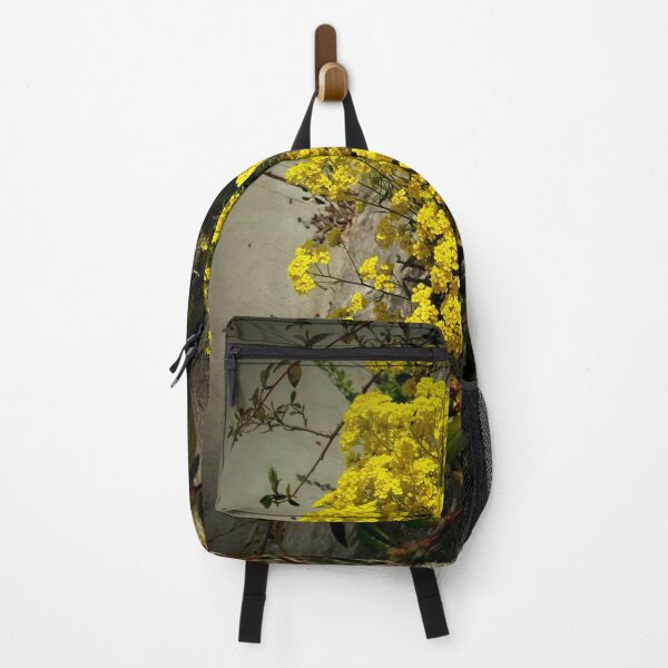 Item preview, Bright Yellow Blossoms Growing From A Wall Design designed and sold by EarthArtDesigns.