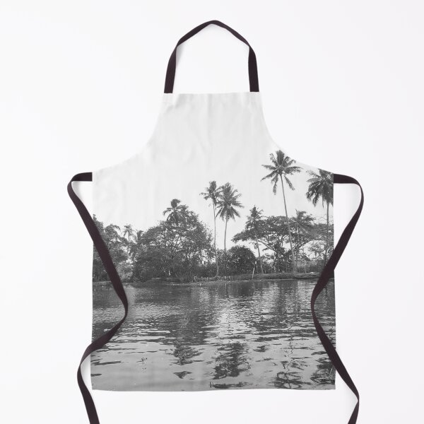 Item preview, Palm trees River Bank Grey Sacale Tropical Landscape, India designed and sold by worldways.