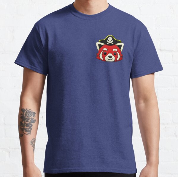 Red Panda Pirate Small T-shirt Classic T-Shirt