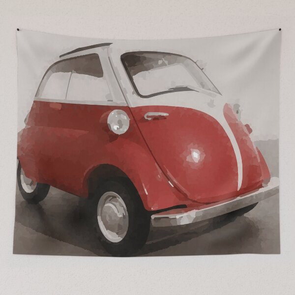 Item preview, Isetta on a Cloudy Day designed and sold by artsadvocate.